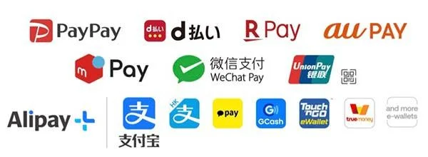 アプリ決済各種ロゴ
